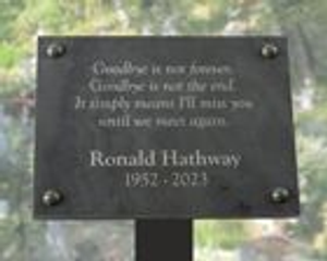 Natural Slate Memorial Tree Plaque
