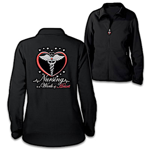 Nursing Women's Jacket Size Medium (10-12)