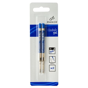 Parker - Quink Gel Blue Medium Ballpoint Refills