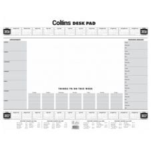 Collins Desk Pad 2026/2027 50 Leaf - A2