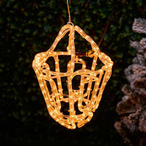 3D Hanging Lantern Rope Light