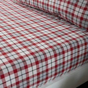 PATCHWORK CHRISTMAS Double Fitted Sheet