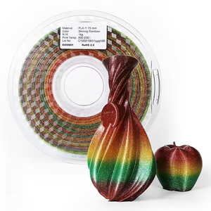 1 x Glitter PLA 3D Filament 1.75mm Shining Rainbow - 1KG