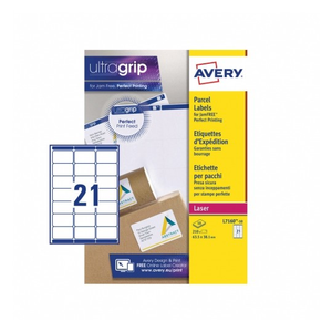 Address Labels 63.5 x 38.1 mm, B/W Laser, Colour Laser, white