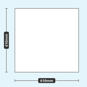 2mm 550mm x 550mm Shatter Resistant Shed Window