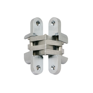 Concealed Hinge 45 x 12.4 mm Satin Chrome Plate
