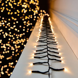 2000 LED Warm White Cluster Lights