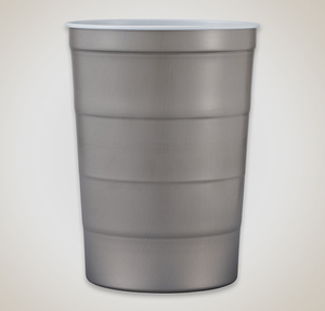 Steel Chill-Cups 16 oz. Recyclable Cup - Gray