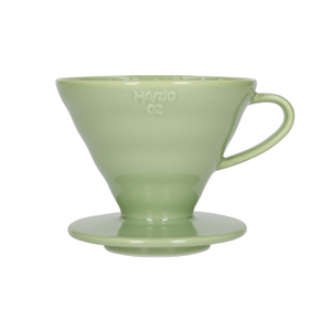 Hario ceramiczny Drip V60-02 Zgaszona zieleń |VDC-02-SG-EX|