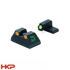 HK USP Night Sights - Tru-Dot - Orange, Green