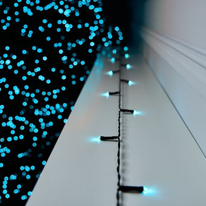 200 ICE BLUE Outdoor Led Timer Lights