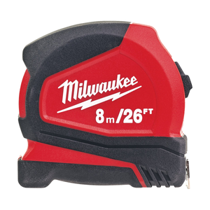 Milwaukee 4932459596 8m/26ft Pro Compact Tape Measure