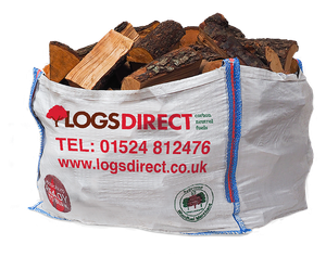 Kiln dried Half dumpy bag of hardwood logs
