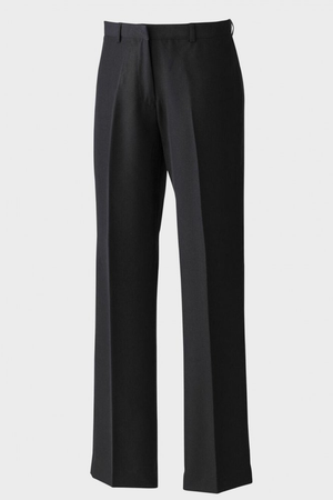 Simon Jersey Women's Straight Leg Trousers, Black