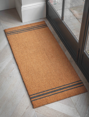 Doormat Triple Stripe - Coir, Natural, Double