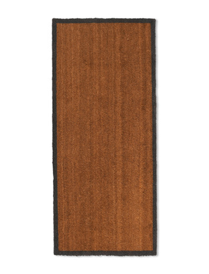 Doormat Border - Coir, Charcoal, Double