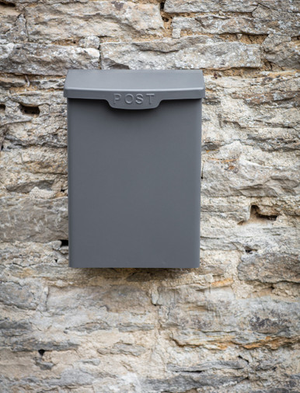 Shipton Post Box - Steel, Charcoal