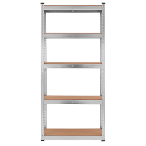 TOUGH MASTER Storage Shelves Galvanised Shelving Unit Standard Use with Protected Edge 70 x 30 x 150cm - 5 Tier (TM-GMS5730)