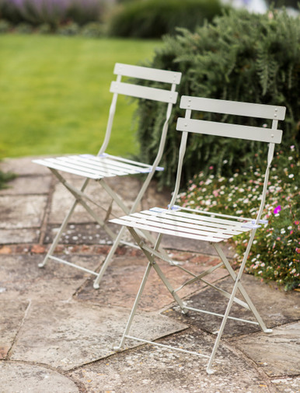 Rive Droite Bistro Chairs - Steel, Clay, Set of 2