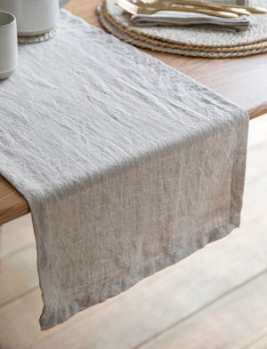 Classic Table Runner - Linen, Natural