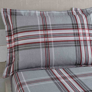 Brushed Cotton Fairisle Deer Pillowcase Pair