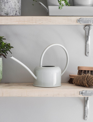 Classic Watering Can 1.1L - Steel, Chalk