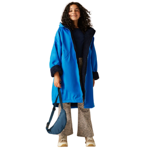 Regatta Kids Spirit Of Adventure Waterproof Changing Robe - 5 - 9 Yrs / Blue