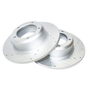 Slotted and Drilled Coated Brake Discs