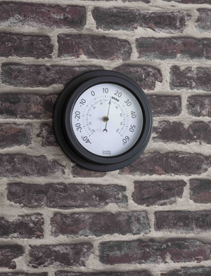Tenby Thermometer - Steel, Carbon