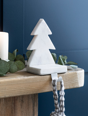 Brompton Christmas Stocking Holder Marble