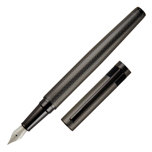 Hugo Boss Fountain Pen Loop Diamond Gunmetal