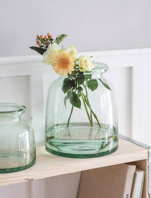 Mickleton Vase - Recycled Glass, Clear, Large