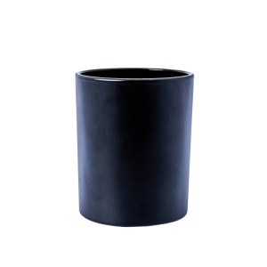 Karen 20cl Matte Black Candle Glass - Box of 6