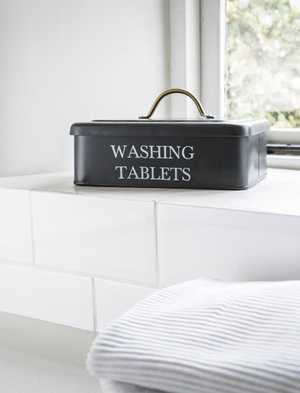 Original Washing Tablet Box - Steel, Carbon