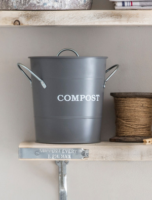Original Compost Bucket 3.5L - Steel, Charcoal