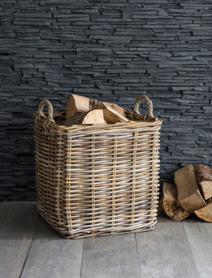 Bembridge Square Basket - Rattan, Natural, Large