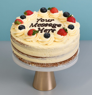 Vegan Vanilla Buttercream Berry Crown
