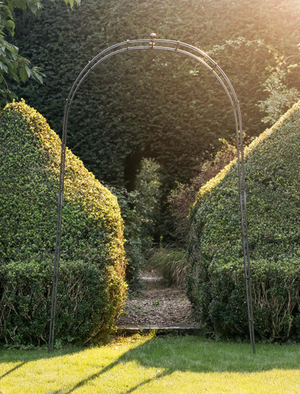 Barrington Rose Arch - Raw Metal, Dark Grey