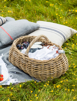Bembridge Forage Basket - Rattan, Natural