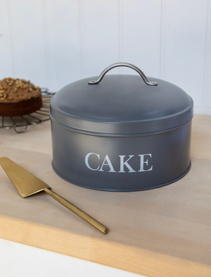 Original Round Cake Tin - Steel, Charcoal
