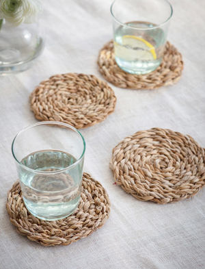 Brading Coasters - Seagrass, Natural, Set of 4
