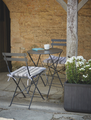 Rive Droite Bistro Set - Steel, Carbon, Small
