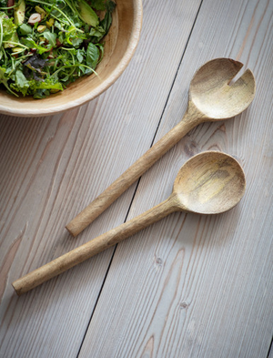 Midford Serving Spoons Natural - Mango Wood, Natural