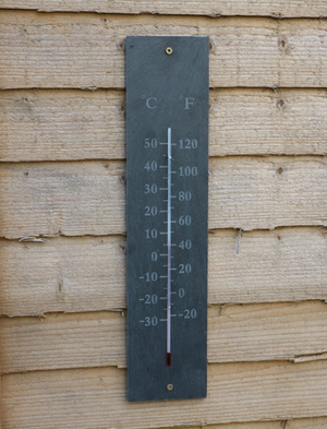 Classic Thermometer - Slate, Natural