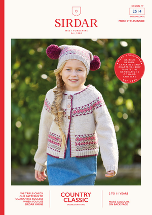 Cardigan and Hat in Sirdar Country Classic DK (2514)