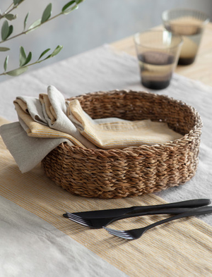 Brading Round Basket - Seagrass, Natural