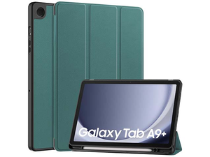 Premium Slim Synthetic Leather Flip Case with Stand for Samsung Galaxy Tab A9+ 11 inches - Teal