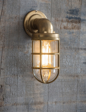 Devonport Down Light - Brass