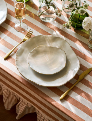 Ithaca Side Plate - Stoneware, White