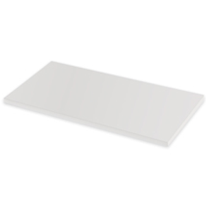 White Laminated Wood Shelf - 12 in. W x 24 in. L